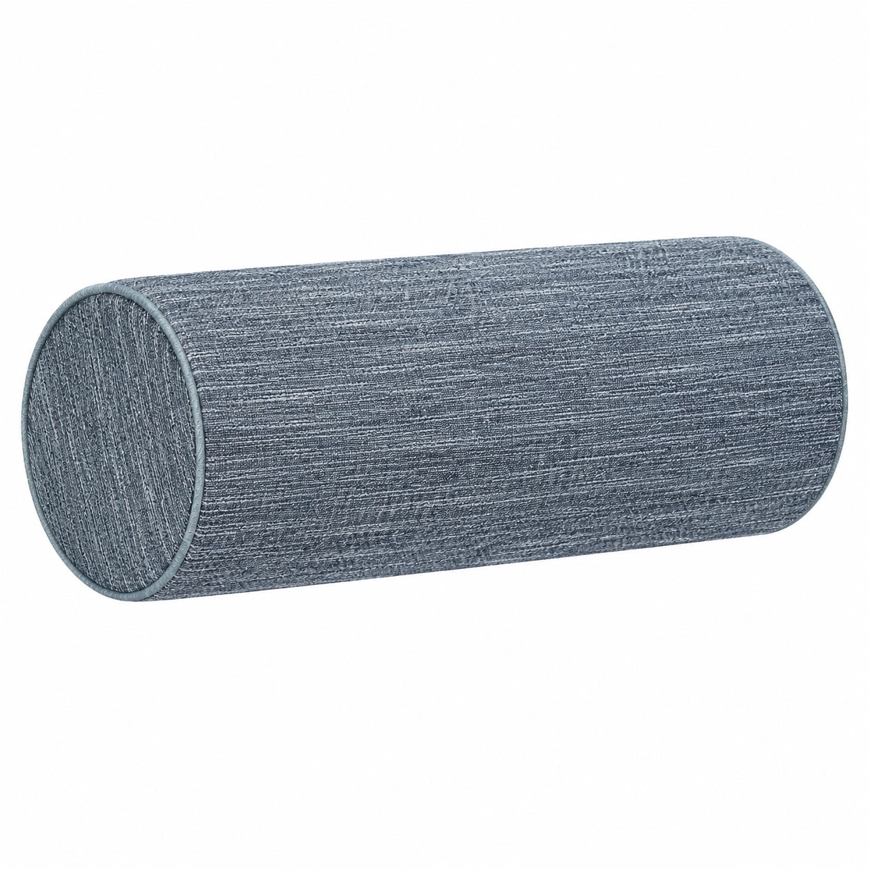 Nackenrolle 20 x 50 cm Textil Dunkelgrau - Zylinderkissen mit mittlerer Stützkraft